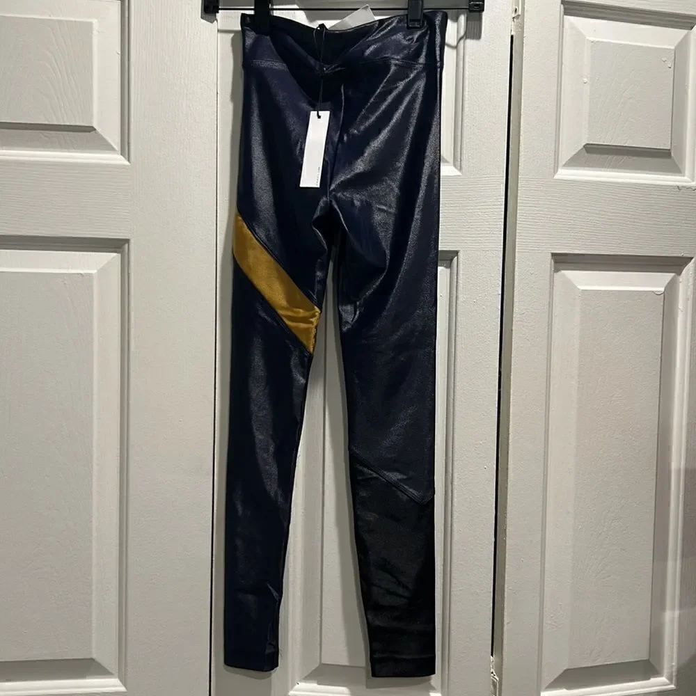 NWT Koral Navy/Black/gold Appeal Infinity Leggings, Size XS - Picture 4 of 9
